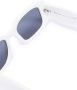 Prada Eyewear Symbole zonnebril met geometrisch montuur Wit - Thumbnail 4
