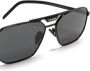 Prada Eyewear Symbole zonnebril met hoekig montuur Zwart - Thumbnail 3