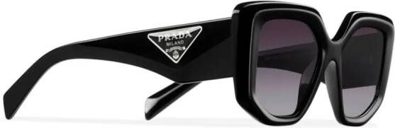 Prada Eyewear Symbole zonnebril met oversized montuur Zwart