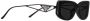 Prada Eyewear Symbole zonnebril met rechthoekig montuur Zwart - Thumbnail 2