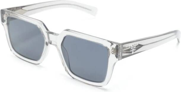 Prada Eyewear Zonnebril met vierkant montuur Grijs