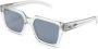 Prada Eyewear Zonnebril met vierkant montuur Grijs - Thumbnail 2