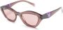 Prada Eyewear Zonnebril met cat-eye montuur Bruin - Thumbnail 1