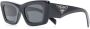 Prada Eyewear Zonnebril met cat-eye montuur Zwart - Thumbnail 2