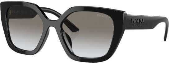 Prada Eyewear Zonnebril met cat-eye montuur Zwart