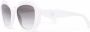 Prada Eyewear Zonnebril met geometrisch montuur Wit - Thumbnail 2