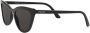 Prada Eyewear Zonnebril met kattenoog montuur Zwart - Thumbnail 2