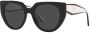 Prada Eyewear Zonnebril met kattenoog montuur Zwart - Thumbnail 2