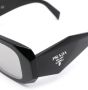 Prada Eyewear Zonnebril met logodetail Zwart - Thumbnail 3