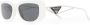 Prada Eyewear Zonnebril met logoplakkaat Wit - Thumbnail 2