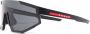 Prada Eyewear Zonnebril met masker montuur Zwart - Thumbnail 2