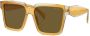 Prada Eyewear Zonnebril met oversized montuur Geel - Thumbnail 2