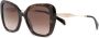Prada Eyewear Zonnebril met oversized montuur Paars - Thumbnail 3