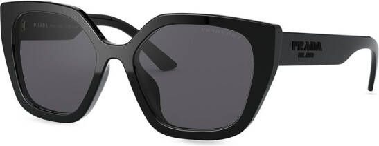 Prada Eyewear Zonnebril met oversized montuur Zwart