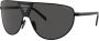 Prada Eyewear Zonnebril met oversized montuur Zwart - Thumbnail 2