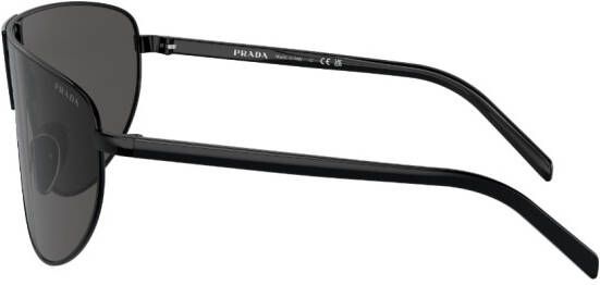 Prada Eyewear Zonnebril met oversized montuur Zwart