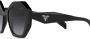 Prada Eyewear Zonnebril met oversized montuur Zwart - Thumbnail 3
