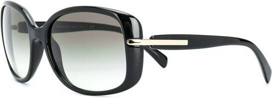 Prada Eyewear Zonnebril met oversized montuur Zwart
