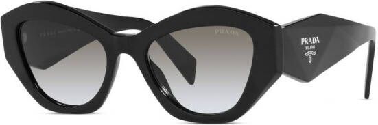 Prada Eyewear Zonnebril met oversized montuur Zwart