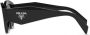 Prada Eyewear Zonnebril met oversized montuur Zwart - Thumbnail 4