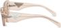Prada Eyewear Zonnebril met rechthoekig montuur Bruin - Thumbnail 3