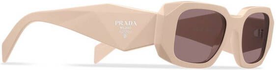 Prada Eyewear Runway zonnebril met oversized montuur Grijs