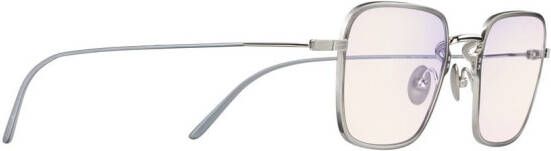 Prada Eyewear Zonnebril met rechthoekig montuur Zilver
