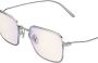 Prada Eyewear Zonnebril met rechthoekig montuur Zilver - Thumbnail 3