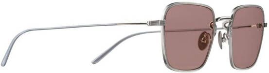 Prada Eyewear Zonnebril met rechthoekig montuur Zilver