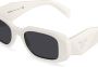 Prada Eyewear Runway zonnebril met oversized montuur Grijs - Thumbnail 3