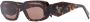 Prada Eyewear Zonnebril met schildpadschild design Bruin - Thumbnail 2