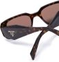 Prada Eyewear Zonnebril met schildpadschild design Bruin - Thumbnail 3