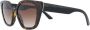 Prada Eyewear Zonnebril met vierkant montuur Bruin - Thumbnail 2