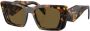 Prada Eyewear Zonnebril met vierkant montuur Groen - Thumbnail 2