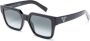 Prada Eyewear Zonnebril met vierkant montuur Zwart - Thumbnail 2