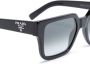 Prada Eyewear Zonnebril met vierkant montuur Zwart - Thumbnail 3