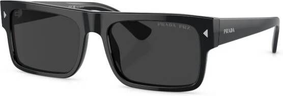 Prada Eyewear Zonnebril met vierkant montuur Zwart