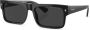 Prada Eyewear Zonnebril met vierkant montuur Zwart - Thumbnail 1