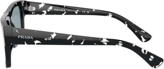 Prada Eyewear Zonnebril met vierkant montuur Bruin