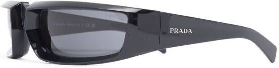 Prada Eyewear Zonnebril met vierkant montuur Zwart