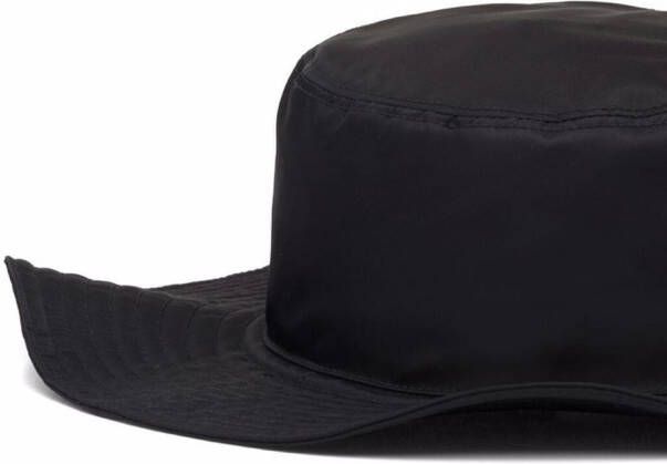 Prada Fedora hoed Zwart