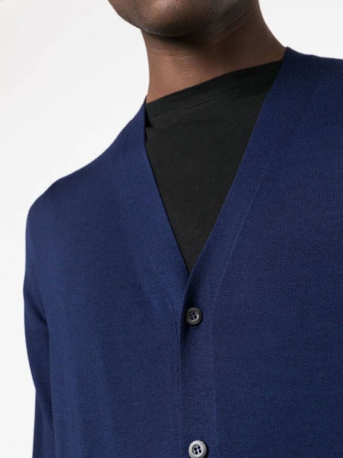 Prada Fijngebreid vest Blauw