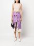 Prada Midi-rok met bloemenprint Paars - Thumbnail 2