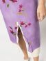 Prada Midi-rok met bloemenprint Paars - Thumbnail 5