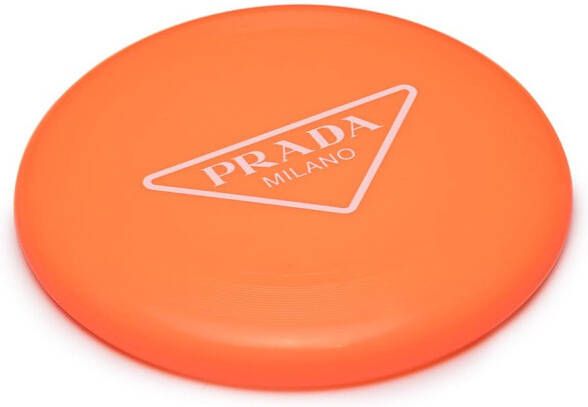 Prada Frisbee met logoprint Oranje
