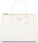 Prada Galleria grote leren tas Wit - Thumbnail 2