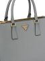 Prada Galleria grote leren tas Grijs - Thumbnail 4