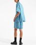 Prada Geruite zijden bermuda shorts Blauw - Thumbnail 3