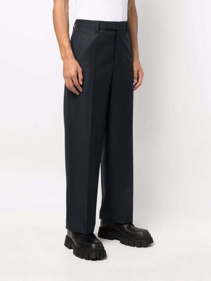 Prada Geruite broek Blauw