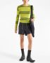 Prada Gestreepte trui Groen - Thumbnail 2